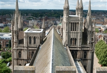 Views from the top of the Crossing Tower roof