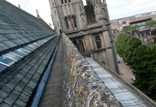 Look out over the grounds from the Nave roof